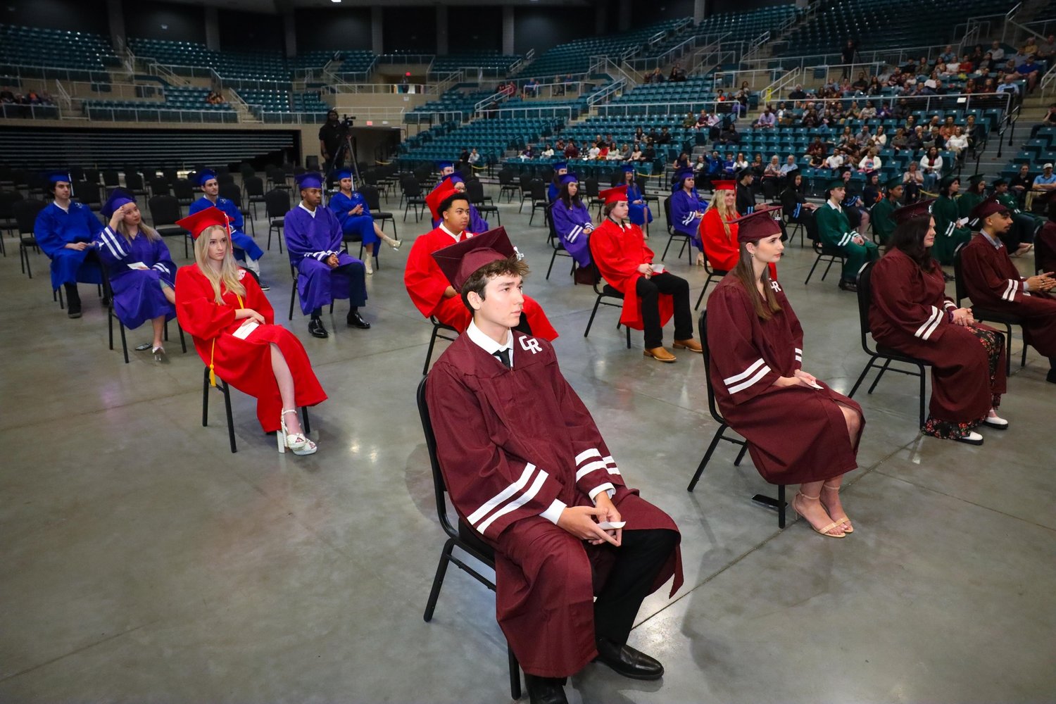 Winter graduates of Katy ISD high schools celebrated their commencement in a Jan. 18 ceremony at the Merrell Center, 6301 S. Stadium Dr.
